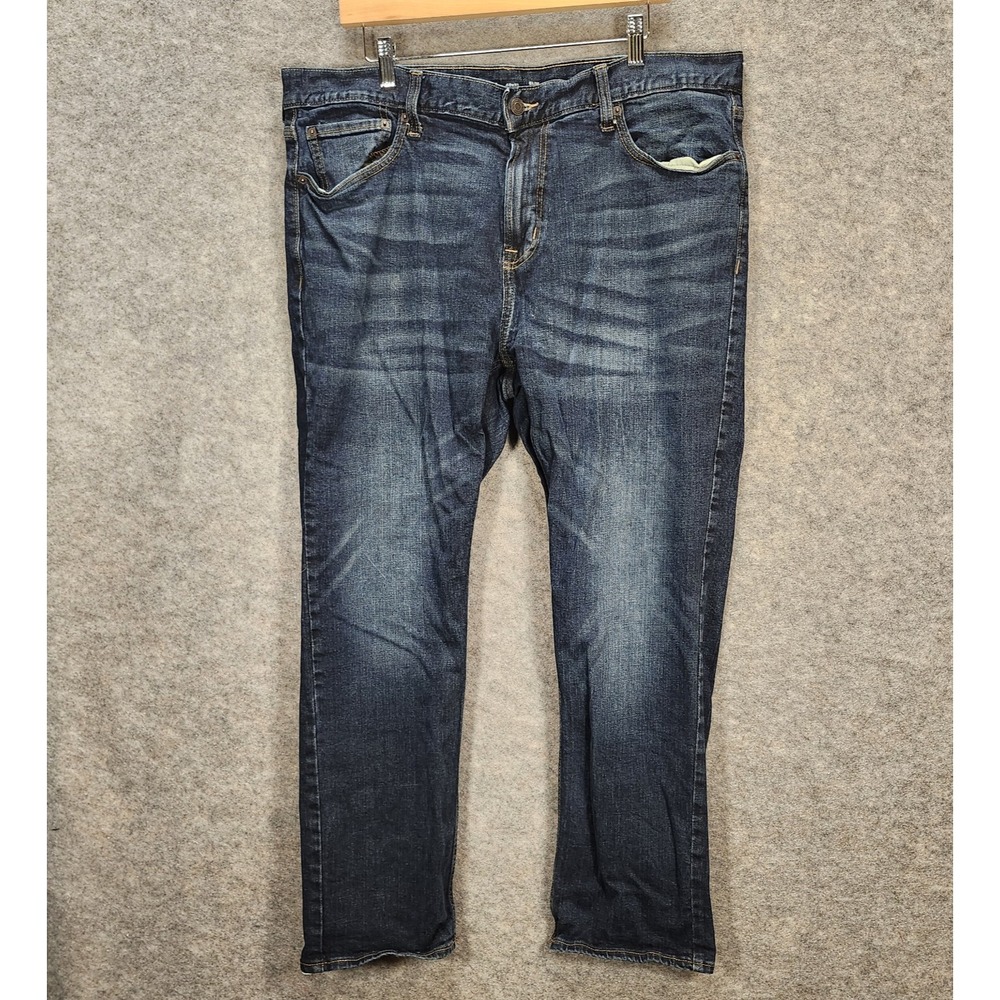 Old Navy Jeans Mens 40x30 Blue Slim Built In Flex Stretch Dark Wash Denim Casual